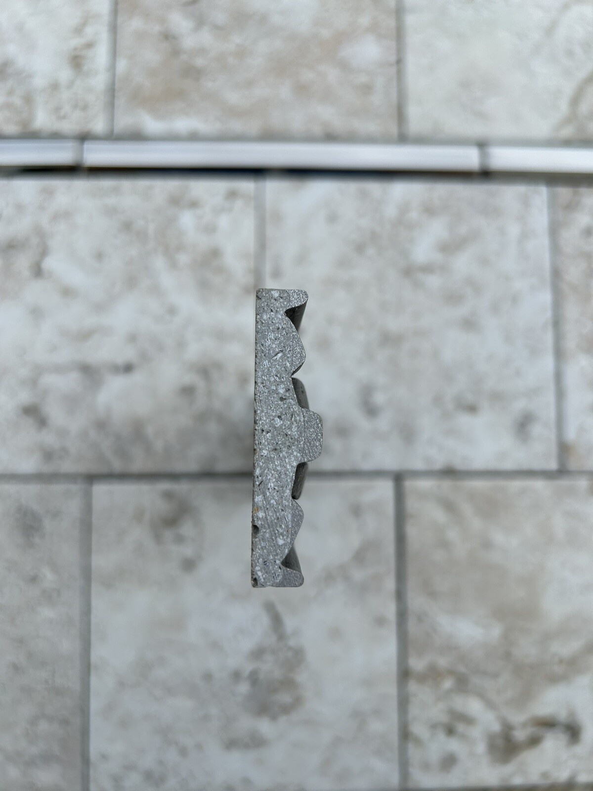 Metal Coat Pewter Looking Listello Tile Border