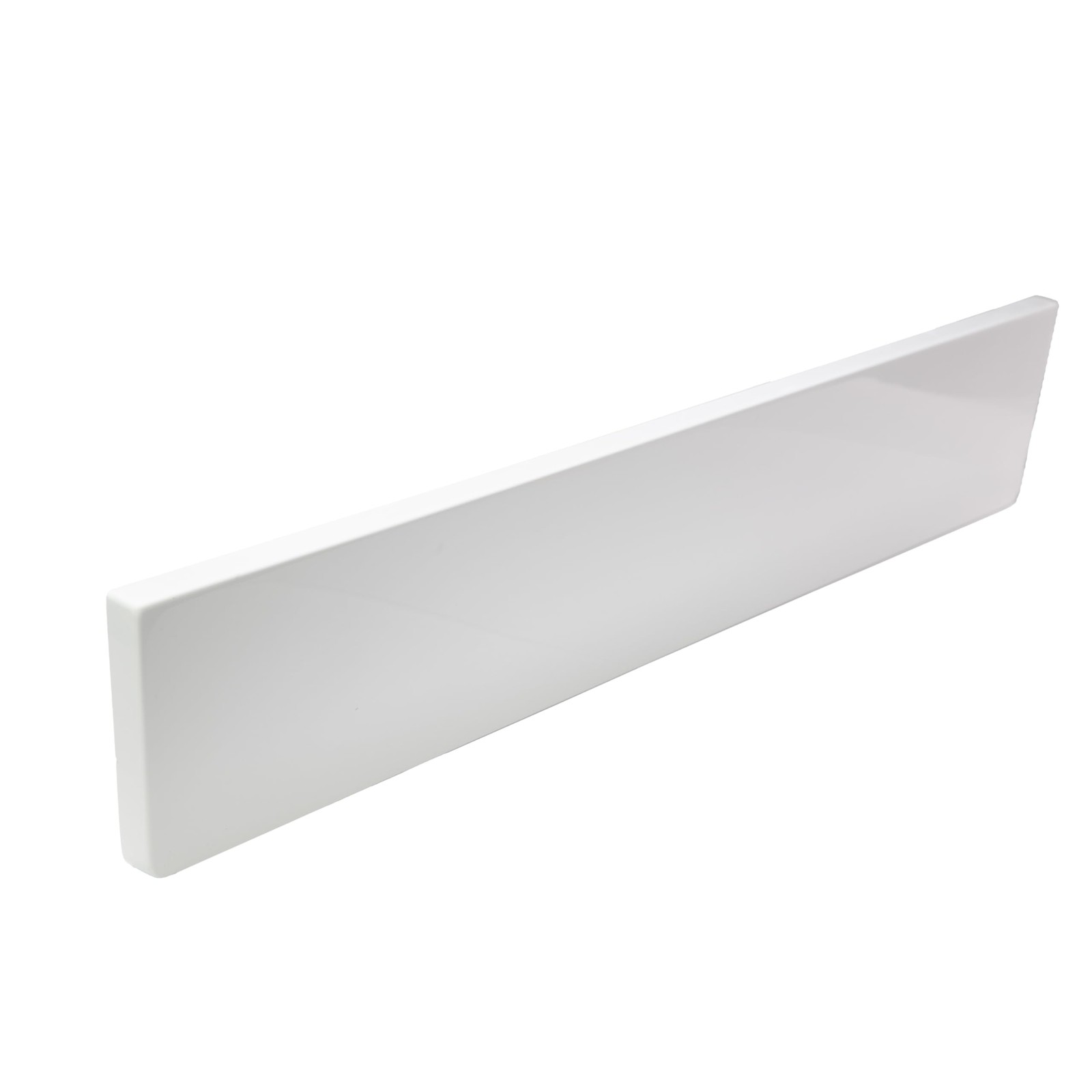 Design House 550905 Cultured Marble Side Splash, 22-in, Solid White