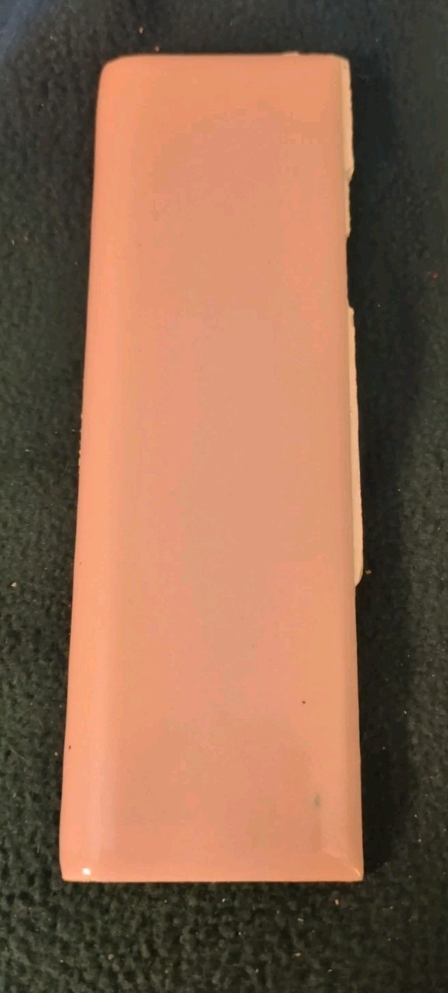 Glossy USA 2″ X 6″ Peach Coral Light Pink Reclaimed Robertson Bullnose