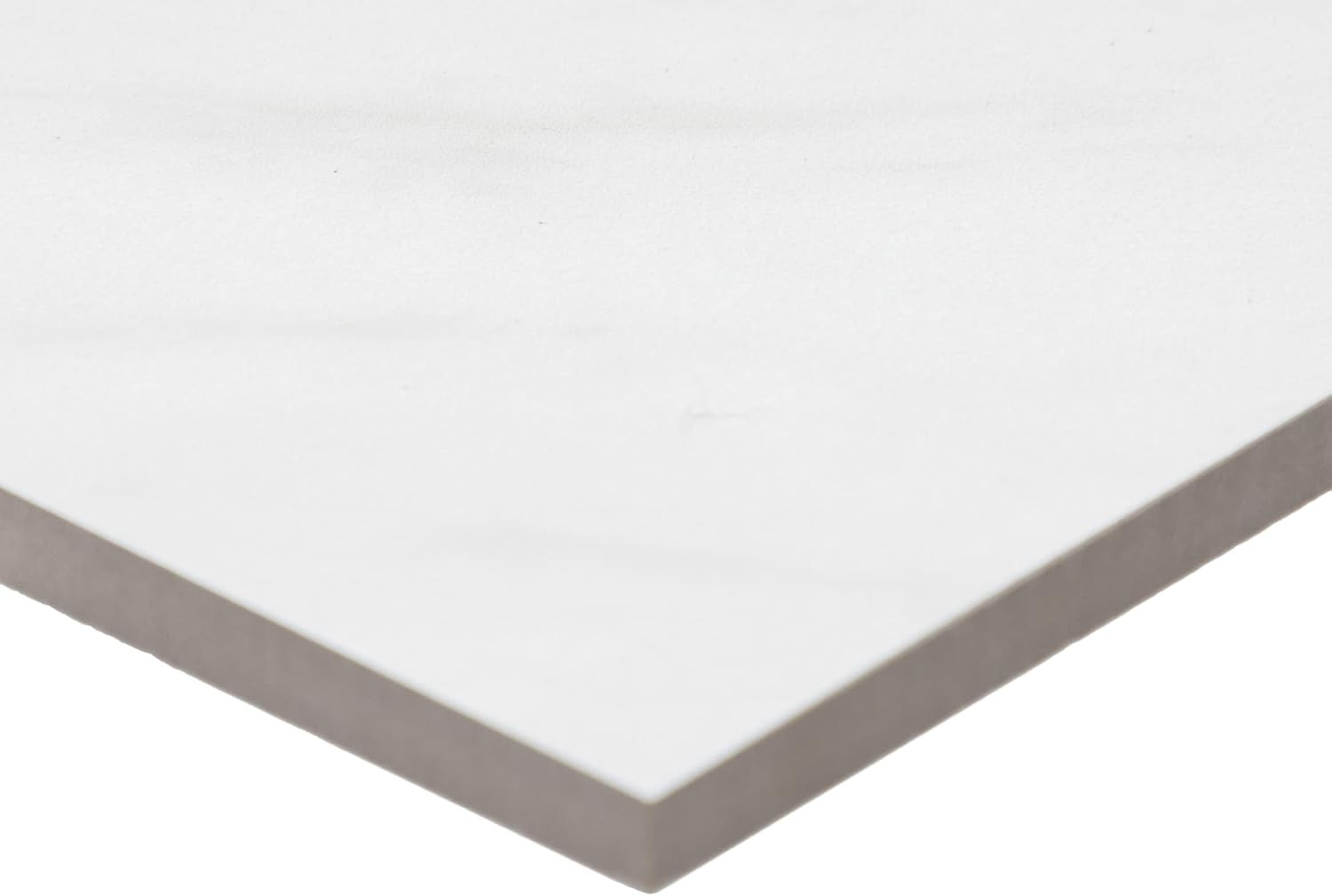 Matte White Porcelain Marble Look Tile 12″ x 12″ – 13 Pieces