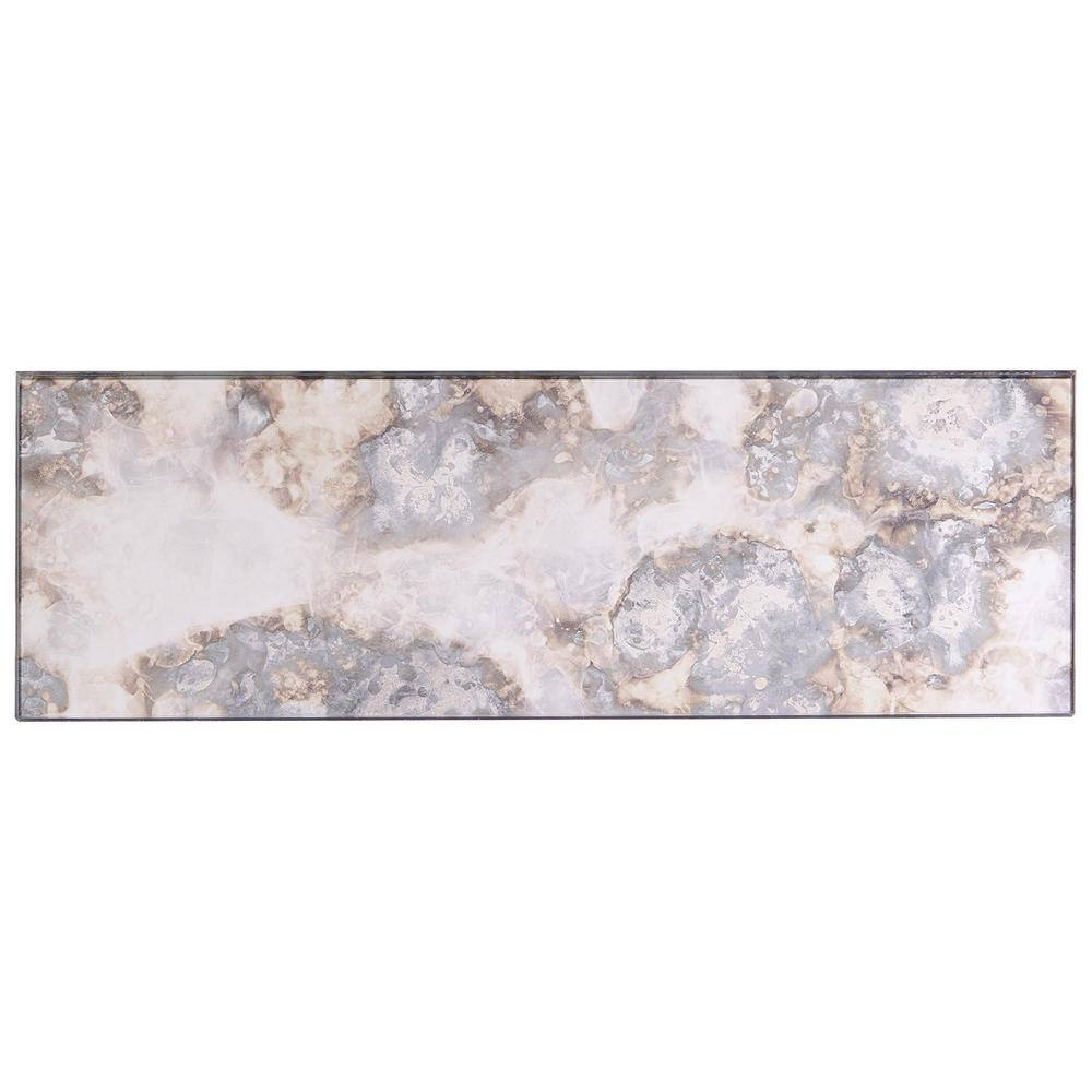 Lana Silver 6 In. X 18 In. Antique Glass Wall Tile (6 Sq. Ft. / Case)