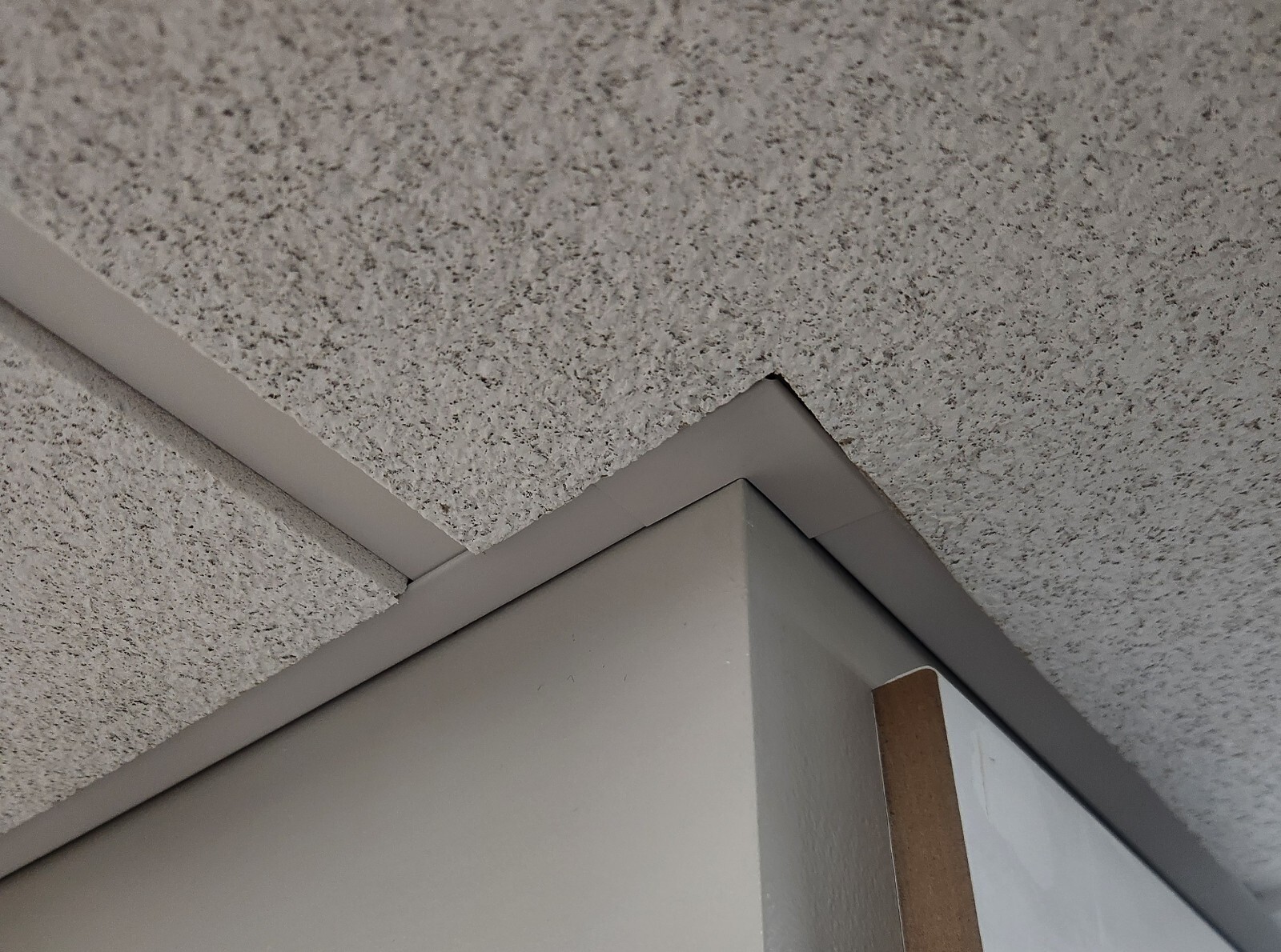 Suspended Drop Ceiling Grid Outside Corner Cap Trim Cover