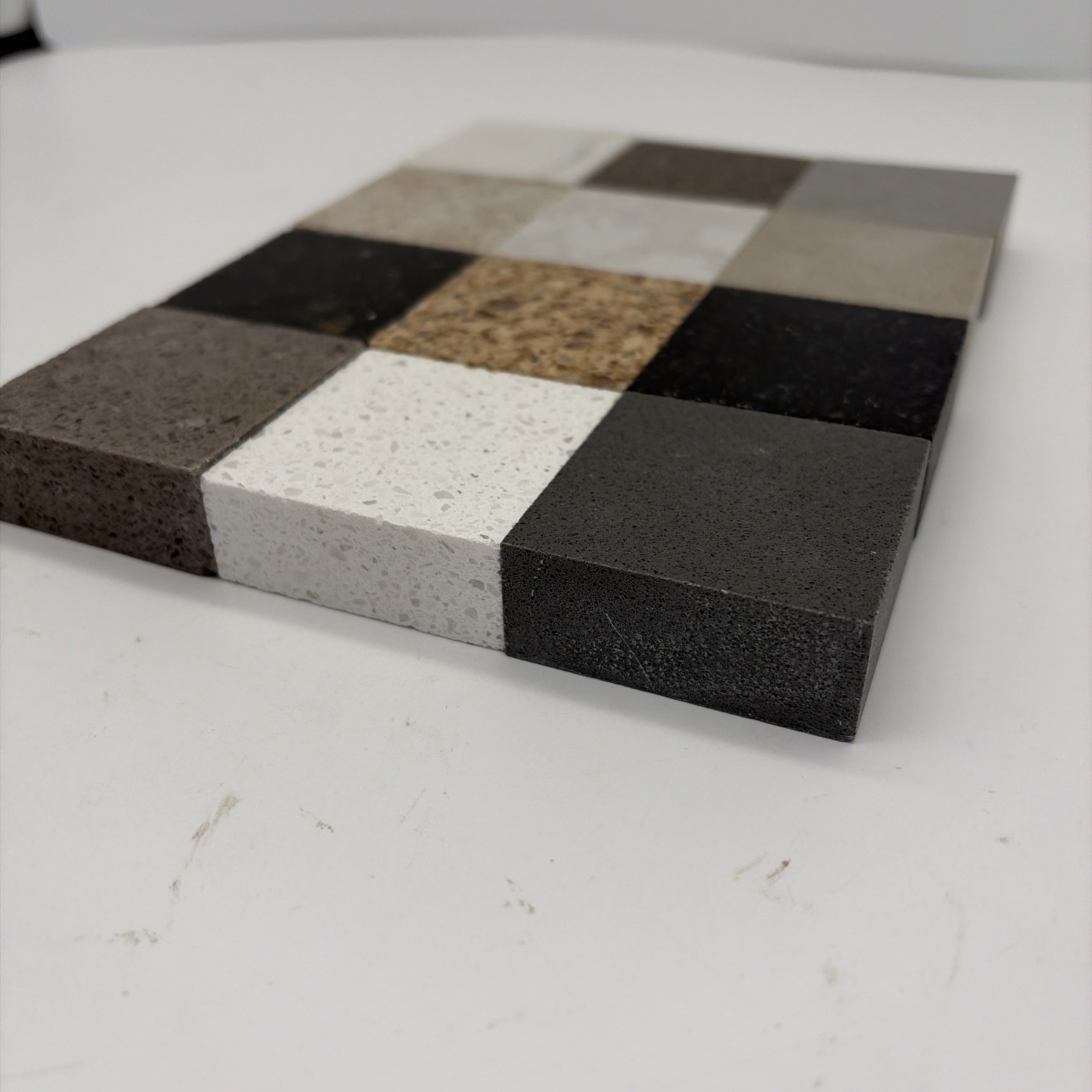 DuPont Zodiaq Quartz 12 Pc Swatches 2×2 Countertop Tile Sample Lot Corian Quartz