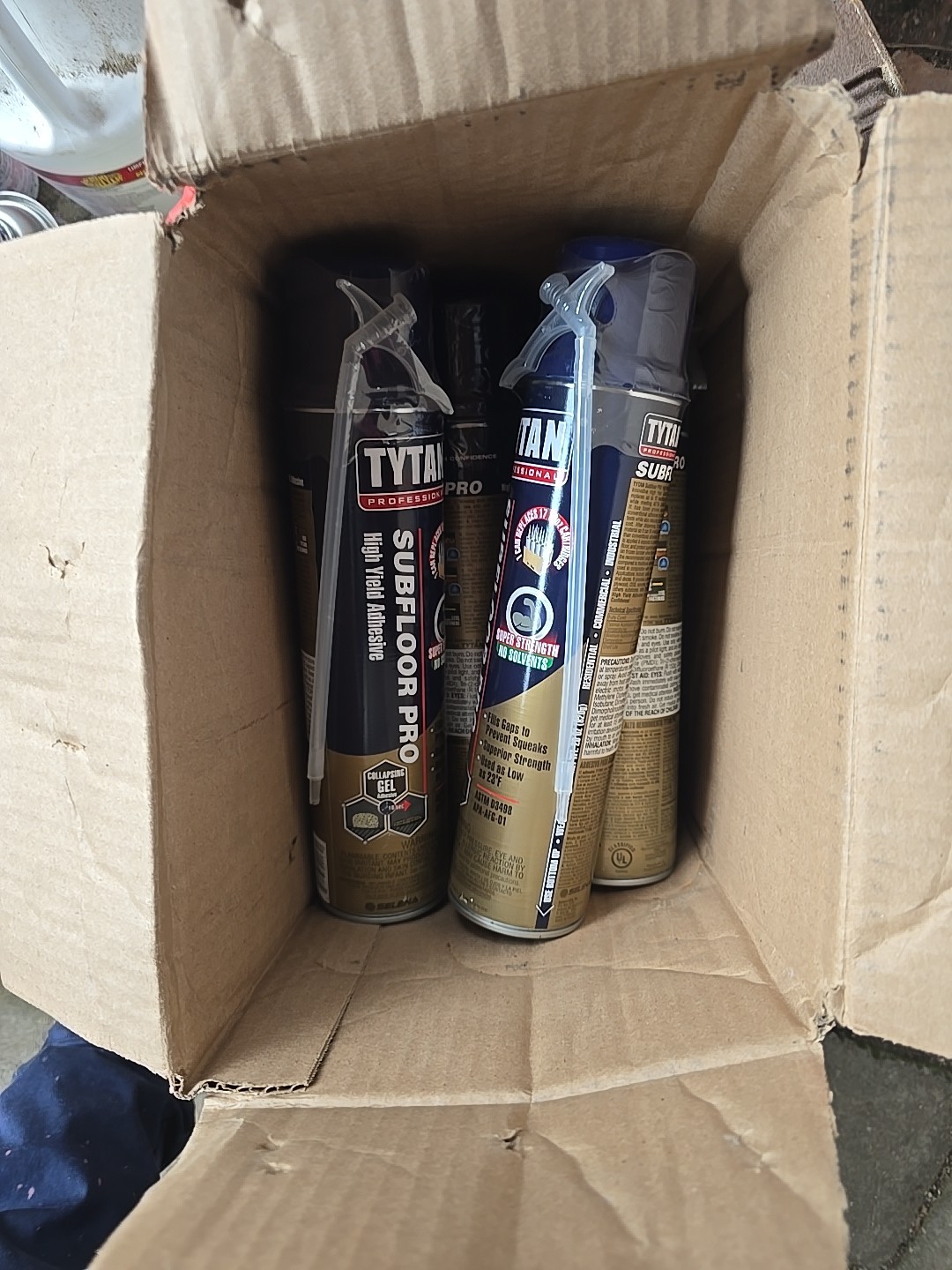 Case of 6 – Selena TYTAN Professional Subfloor Adhesive Spray Nozzle 29 oz Cans