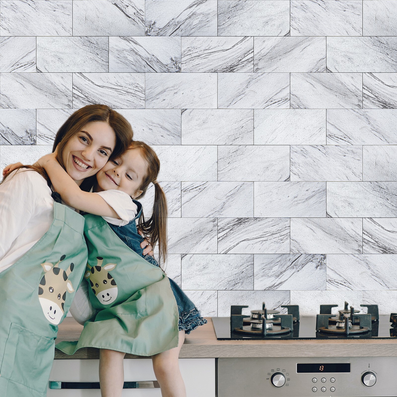 Art3d 102pcs Peel&Stick Wall Tiles, each 3″x6″