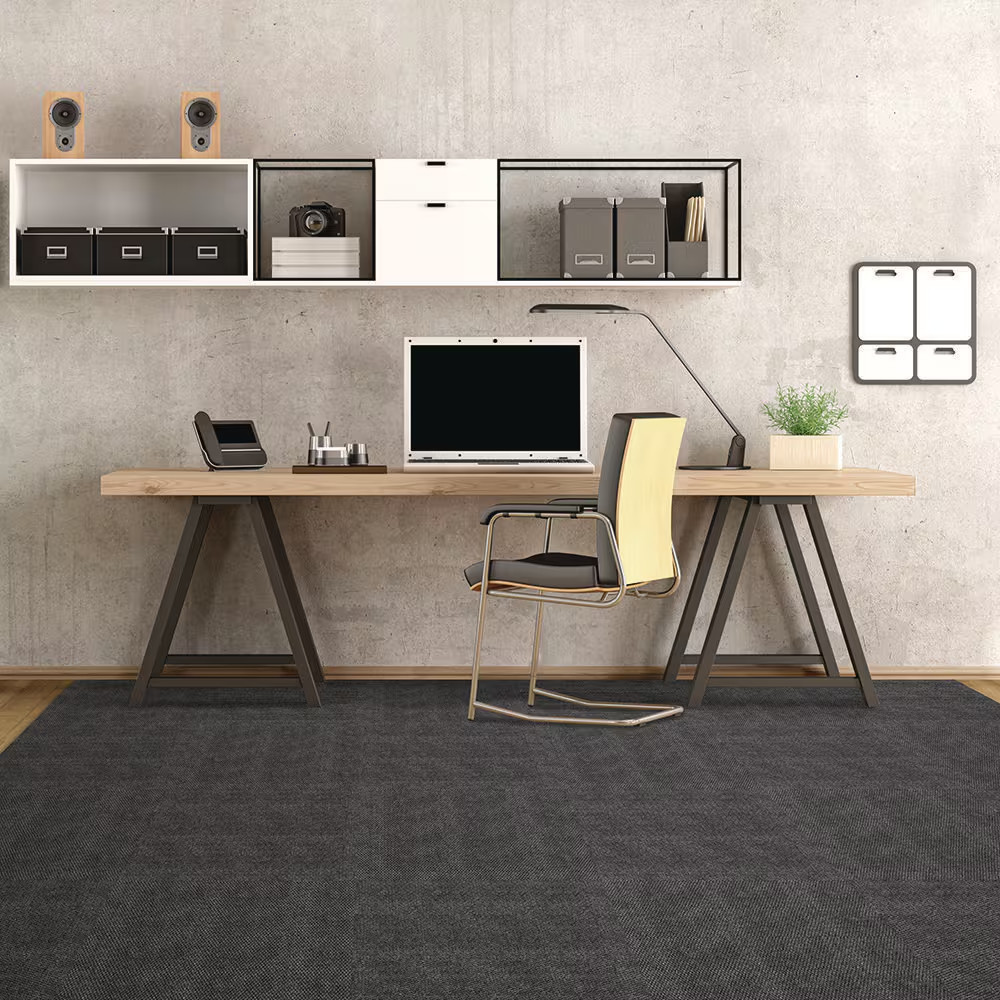 Hobnail – Ash Indoor/Outdoor 18 X 18 In. Peel and Stick Modular Carpet Tile Squa