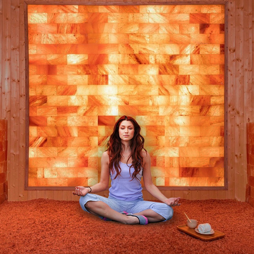 Himalayan Salt Bricks | Salt Tiles 8x4x1 Pack of 500 for Salt Spa Sauna Walls