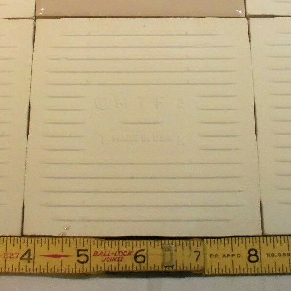 1 pc. Glossy Ceramic Tile *Fawn Beige* 4-1/4″ by Monarch Tile Co. U.S.A. NEW