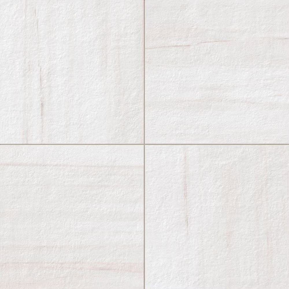 Impero Dolomite White 24 In. X 24 In. X 0.75 In. Marble Look Porcelain Paver (Ca
