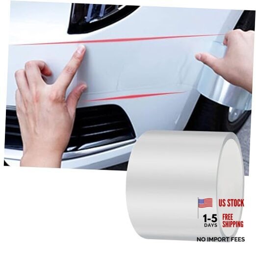 Car Door Edge Guard Invisible Automotive Door Sill 33Ft x 2.75″ Transparent