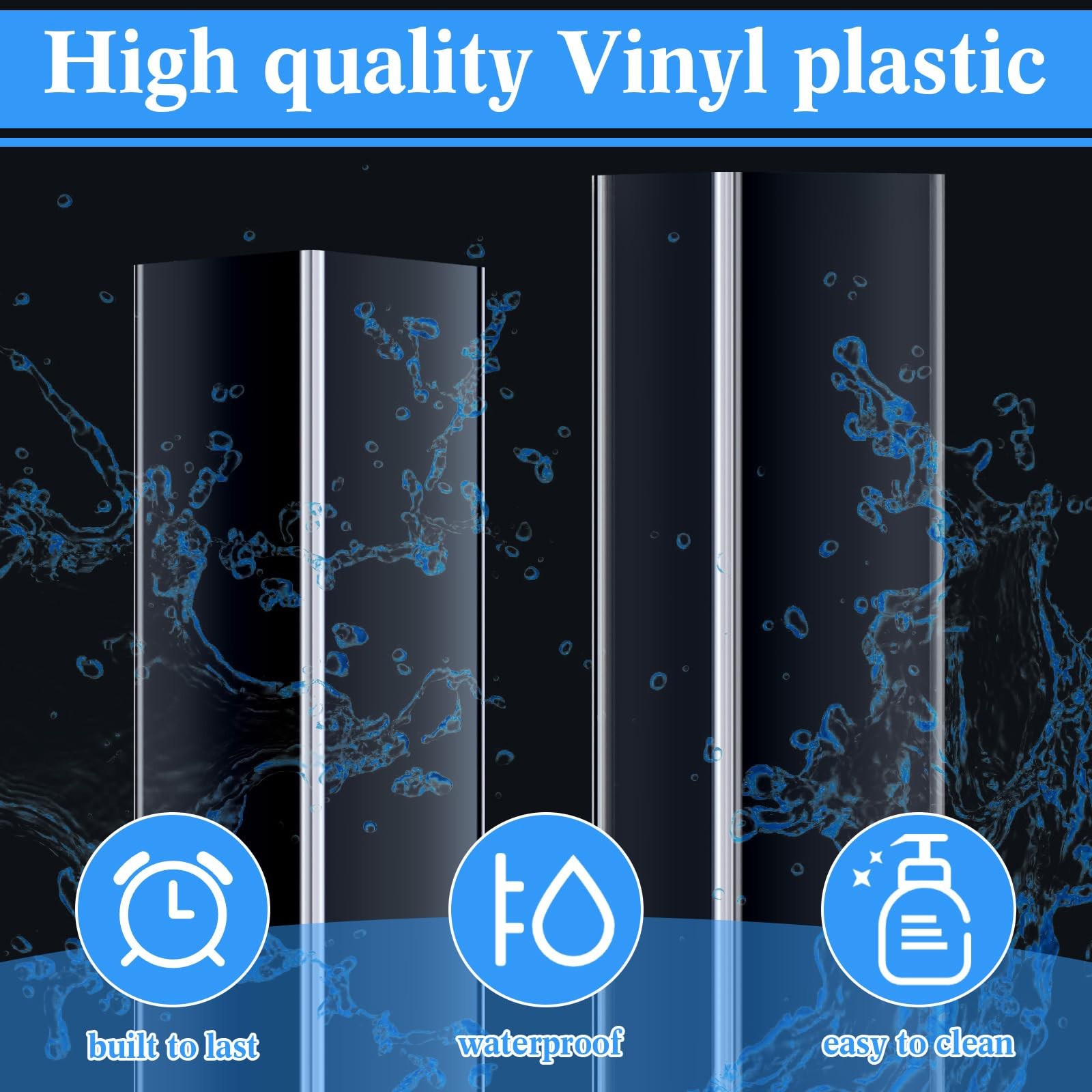 Sasylvia 10 Pcs Wall Corner Protector Guards, Vinyl 3/4 x 48 Inches Corner Tr…