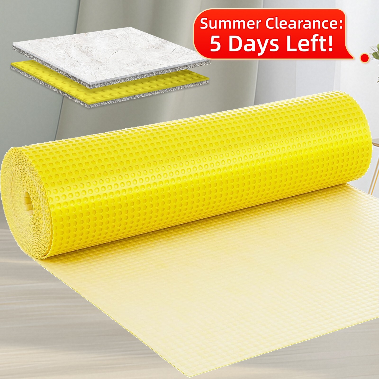 1/8″ Uncoupling Membrane – Waterproof Tile Underlayment Mat