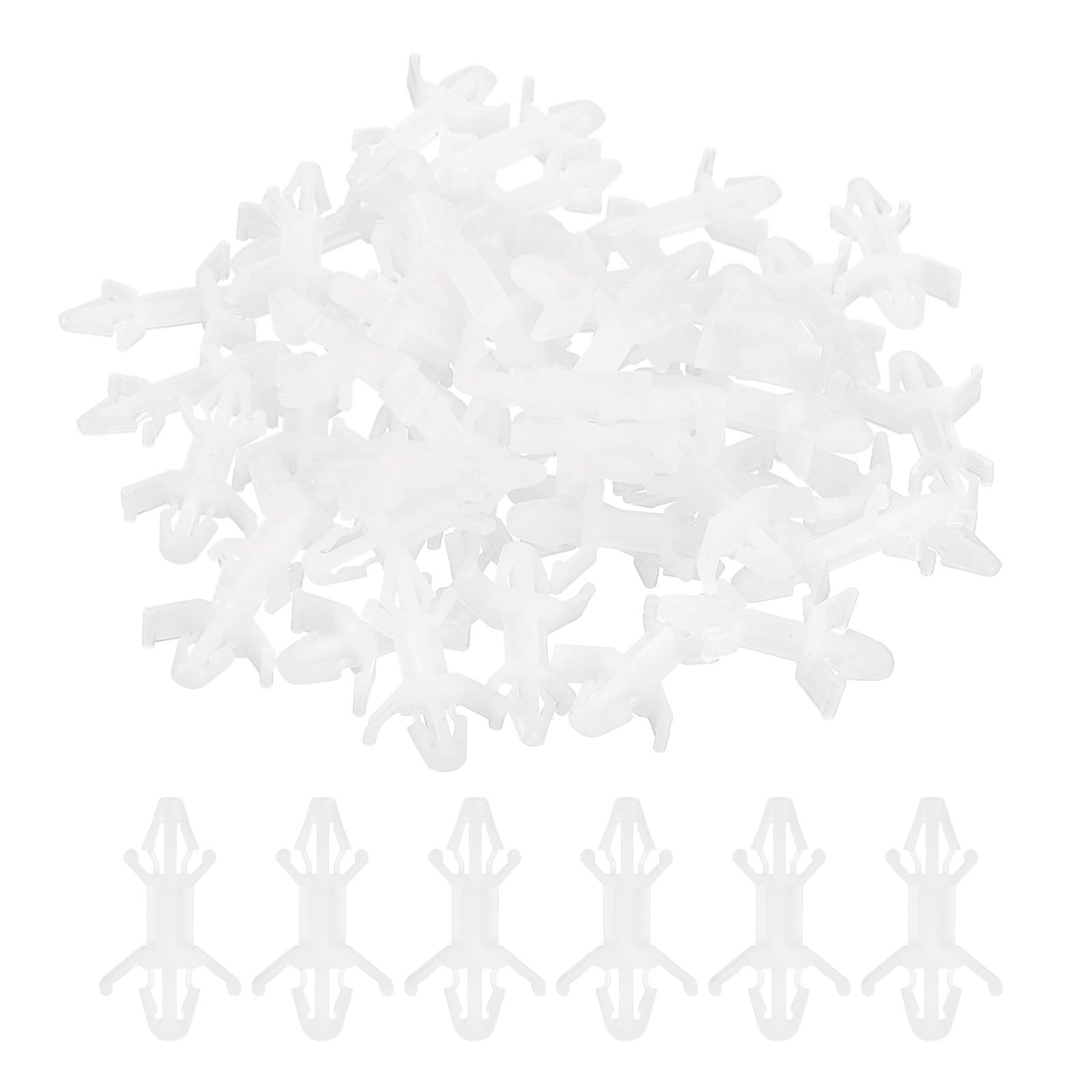 PATIKIL 120PCS PCB Board Isolation Column, Nylon Reverse Locking 9.9mm /0.39″