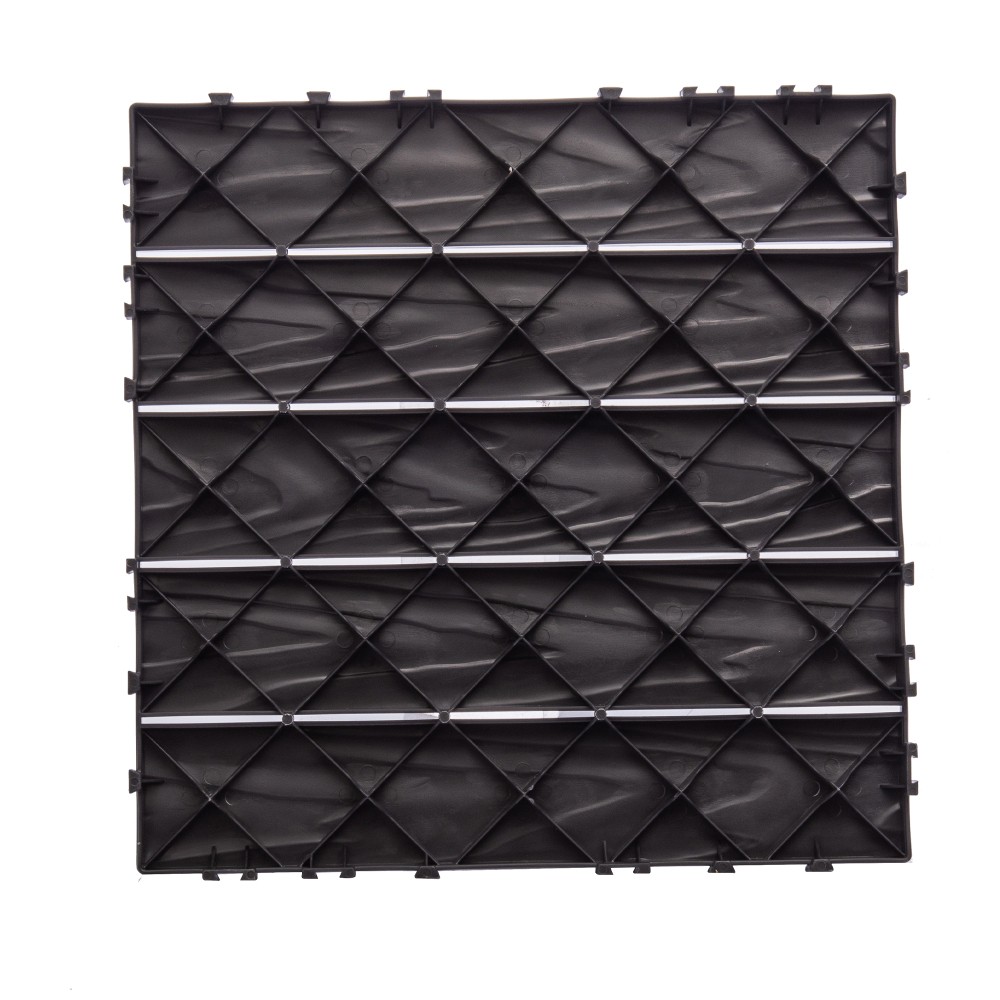 11.42″x11.42″ Plastic Interlocking Deck Tiles – 61.60 Sq.Ft Outdoor Plastic