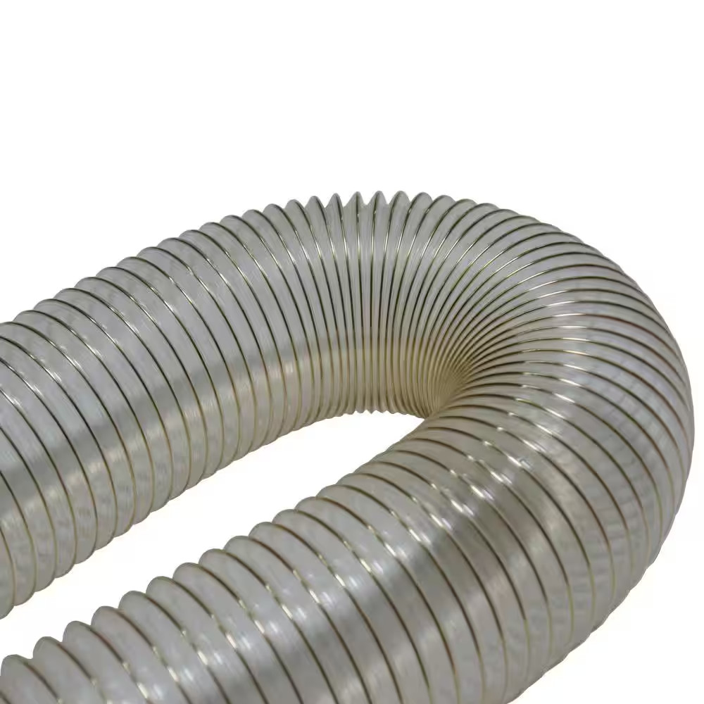 1.75 In. D X 25 Ft. PVC Coil General Purpose Flexible Ducting in Clear