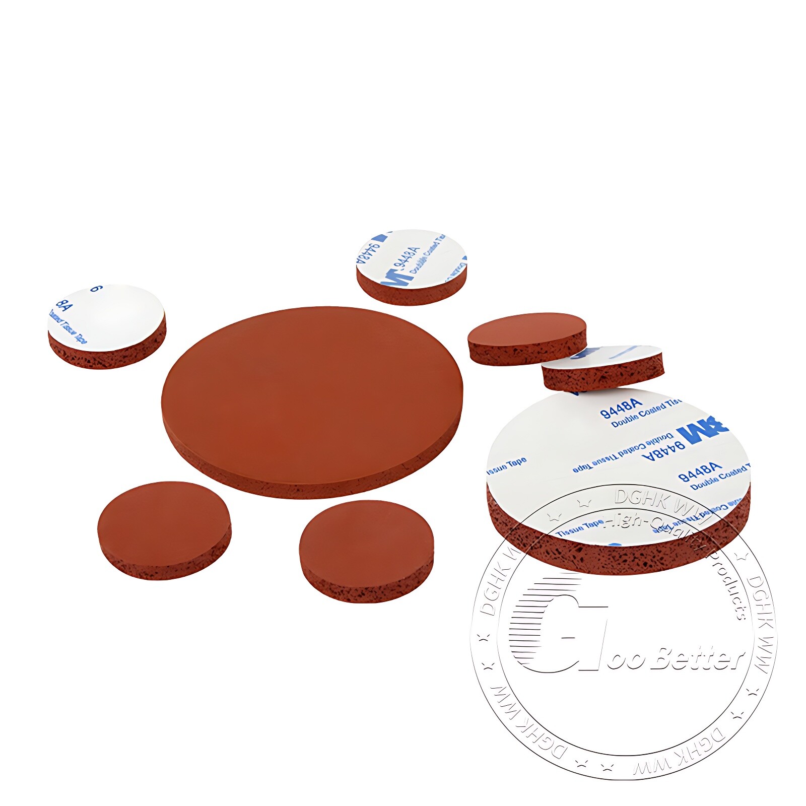 Foam Rubber Pads Floor Protection Sticky Back Self Adhesive Furniture Feet