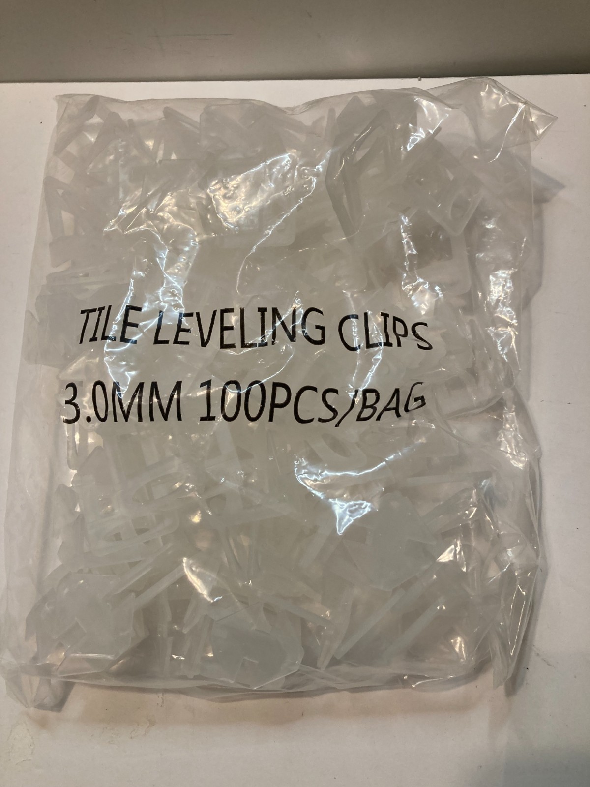 NEW 500 Pieces Tile Spacers Clip 3.0mm-1/8″ 5 Packs of 100