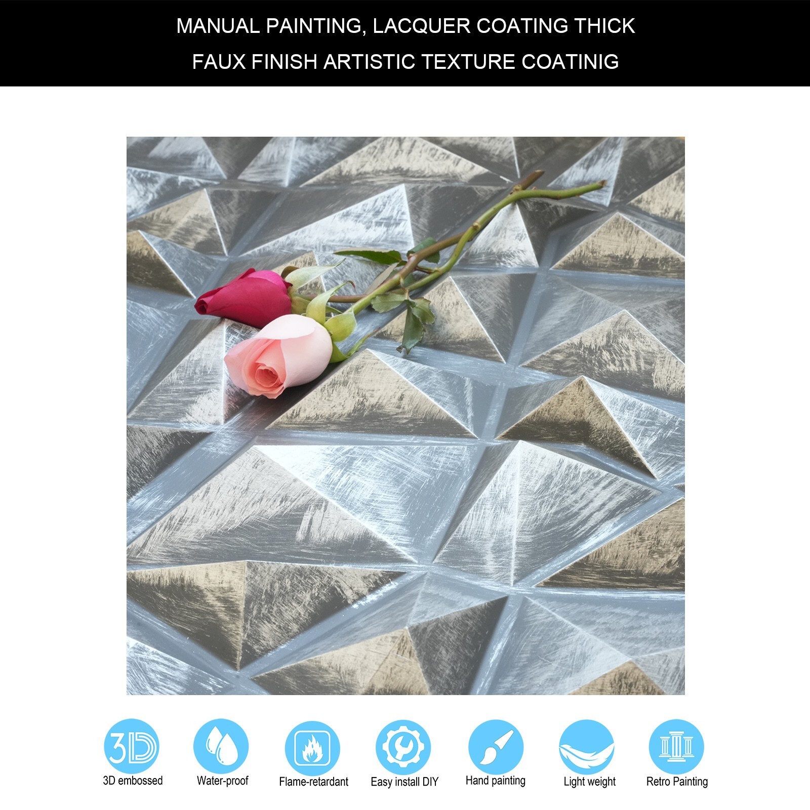 Vintage Pattern Tin Ceiling Tiles 3D Wall Panels Decor PLM101 Antique tin 10pcs