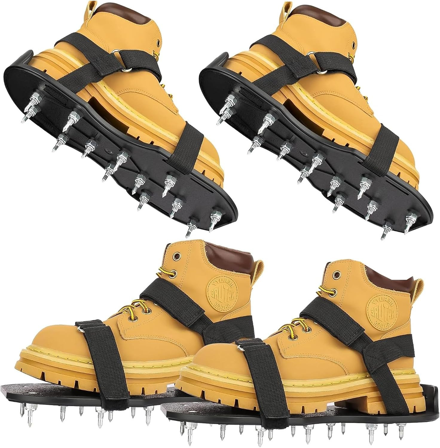 Epoxy Floor Spiked Shoes Fully Assembled Gunite Spiked Shoes with 3/4″ Short Spi