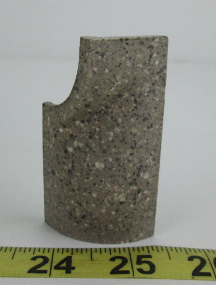 New NOS Daltile Ceramic Tile Right Outcorner Corner Uptown Taupe Speckle D202