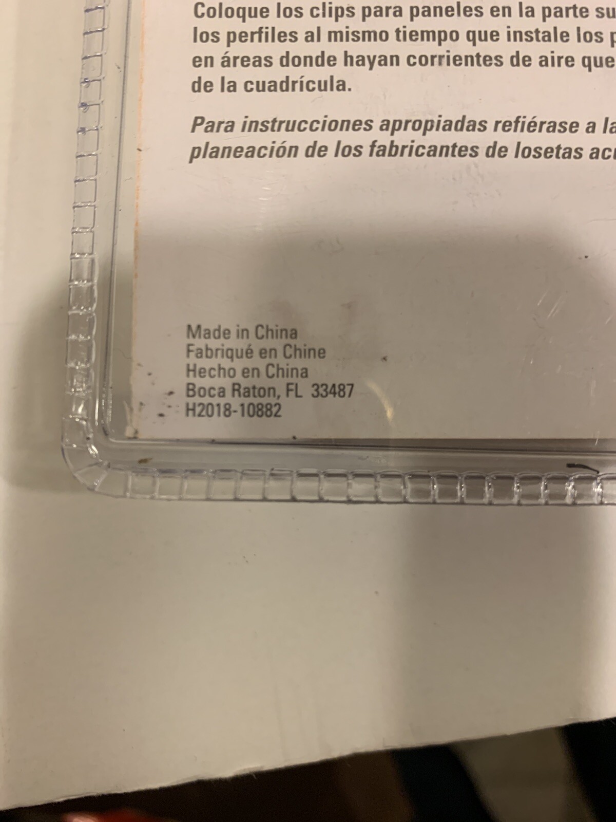 Suspend-It 8863-6 Drop Ceiling Installation Panel Clips Quantity 20