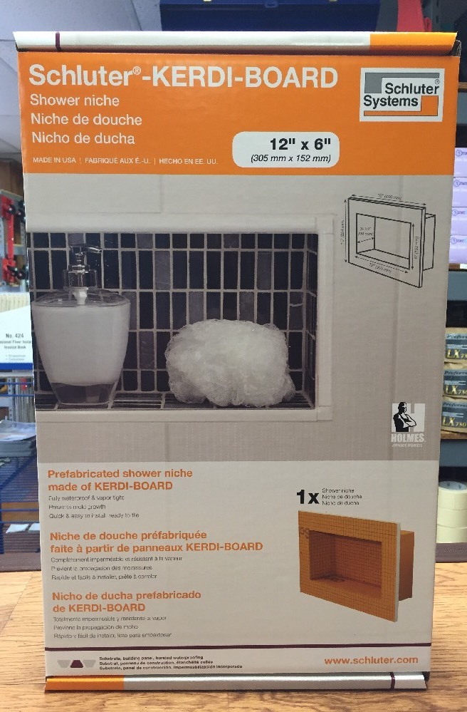 Schluter Kerdi Shower Niche 12″x 6″