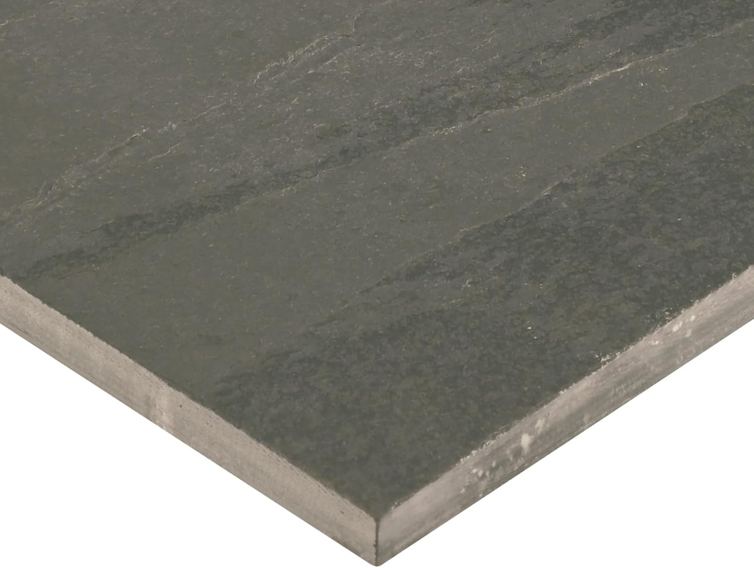 Natural Stone Slate 12″ X 12″ in Natural Cleft Brazil Black (6 PC per Carton) (5
