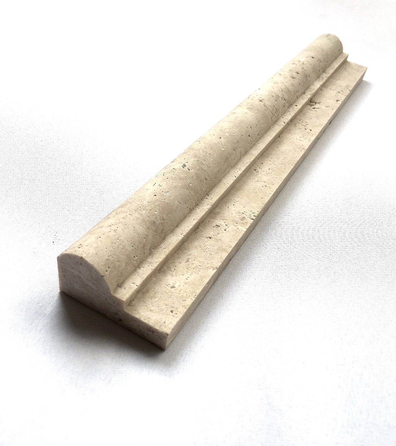2″x12″ Ivory Travertine Chair Rail Ogee Profile Trim Molding Wall Tile Kitchen