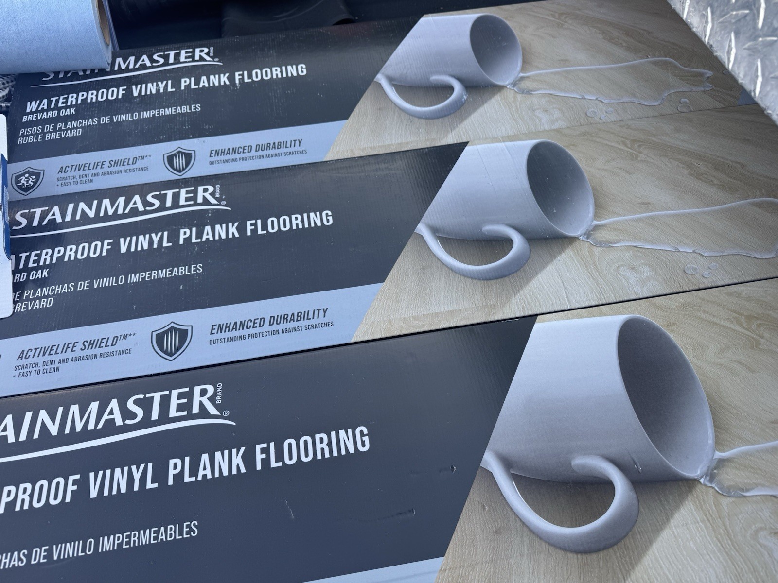 Stainmaster Austen Oak Waterproof Vinyl Plank Flooring, 7-Piece Set 3Boxes