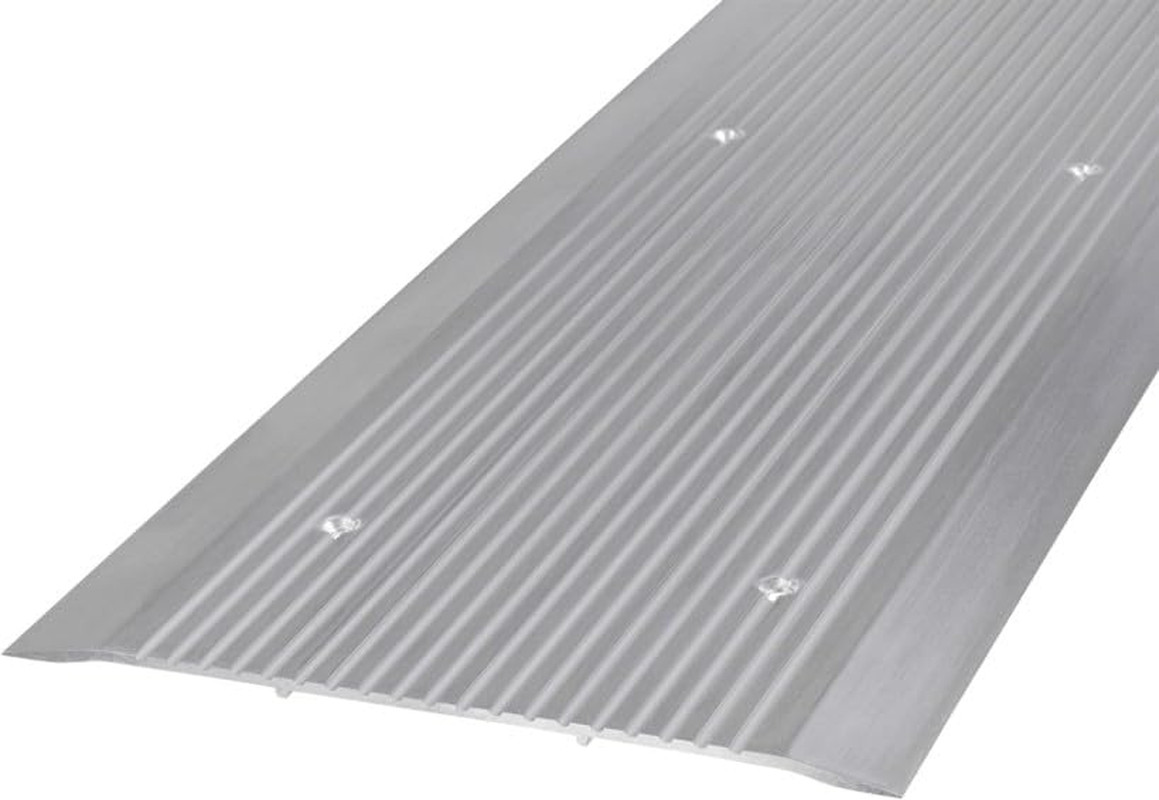 12″ Aluminum Door Threshold Strip – Low-Profile Transition Saddle 12″x48