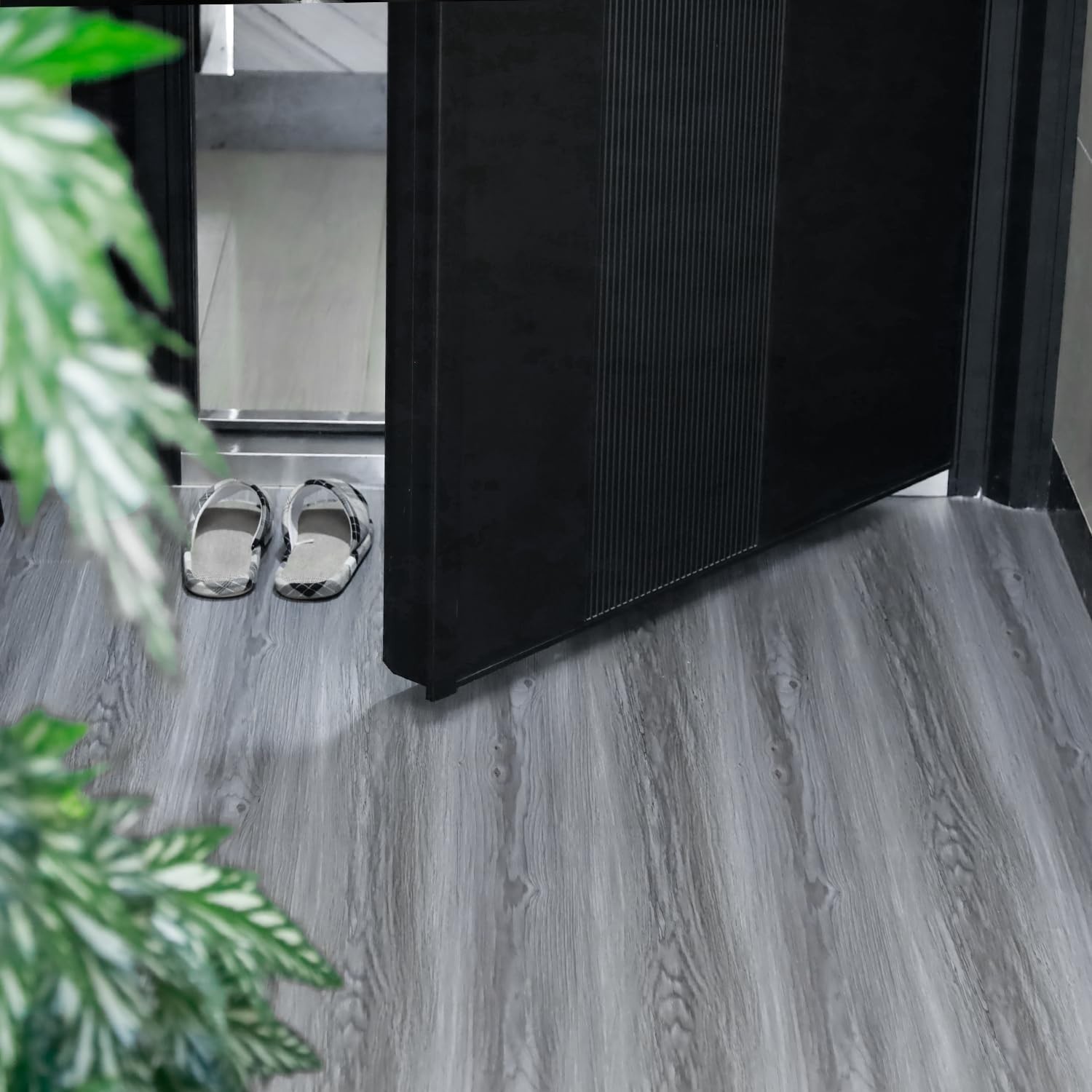 11.8″ Wood Grain Peel & Stick Vinyl Floor Tiles Roll – Waterproof, Non-Slip, …