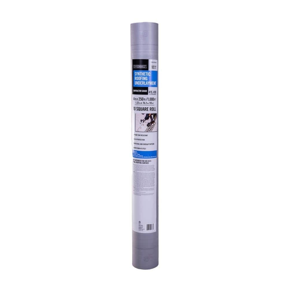 Synthetic Roofing Underlayment – Contractor Grade 400 Sq. Ft. (4 Ft. X 100 Ft.)