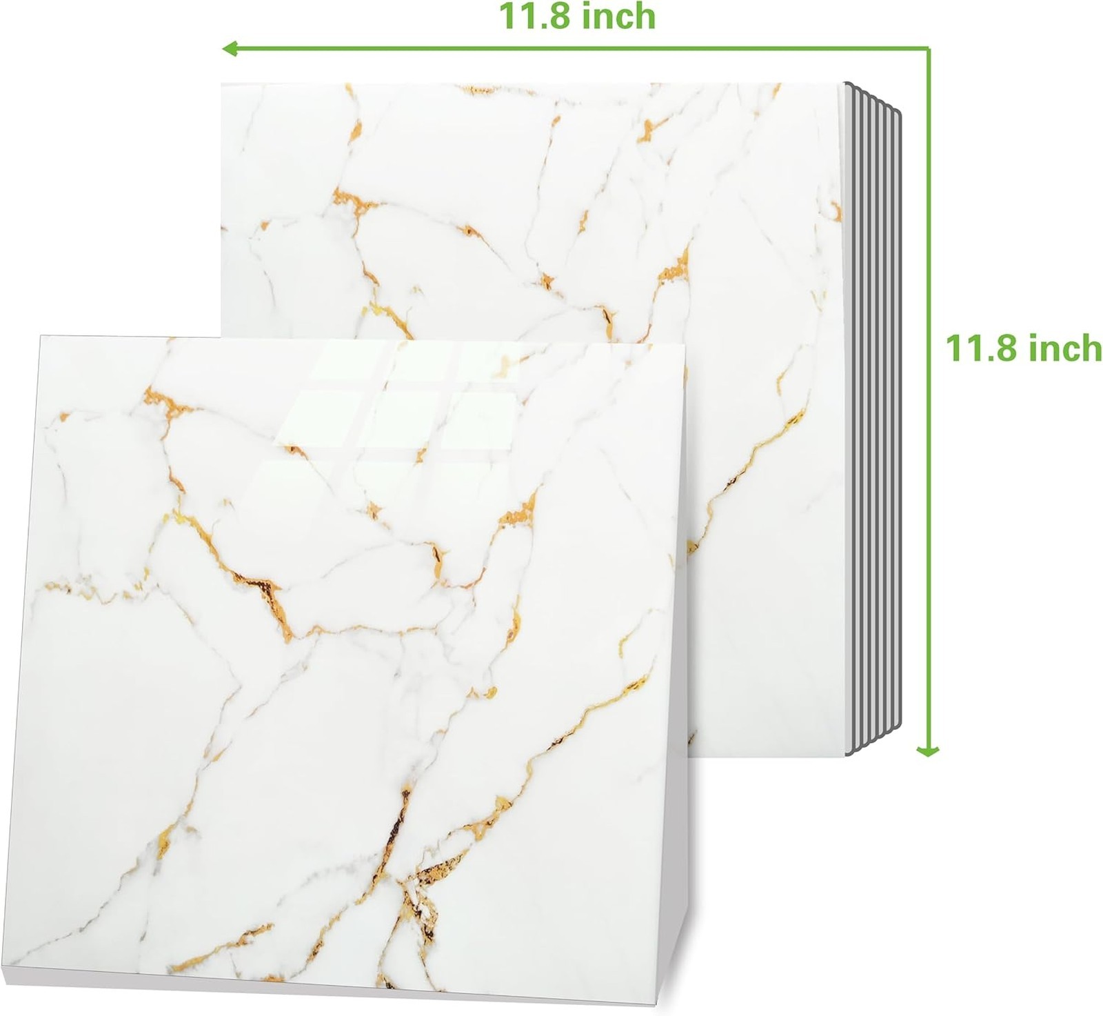 Marble Look Peel and Stick Backsplash Tiles 12×12 Self Adhesive Wall Decor