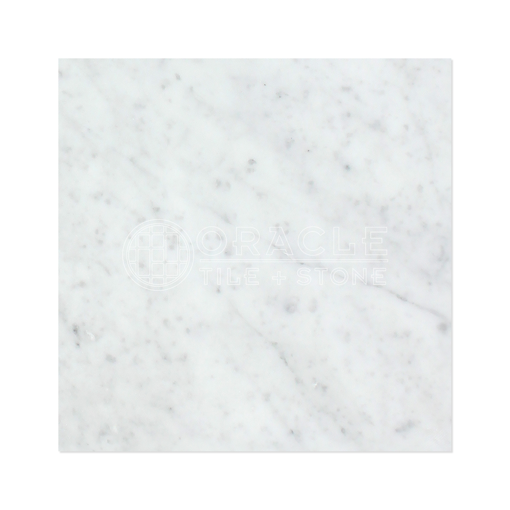 Carrara White Italian (Bianco Carrara) Marble 18 X 18 Field Tile