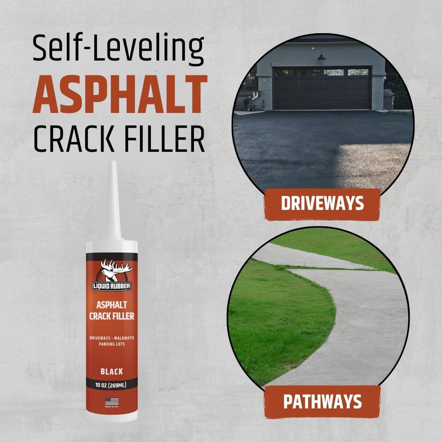 Liquid Rubber Asphalt Crack Filler – Professional-Grade Self-Leveling Waterpr…