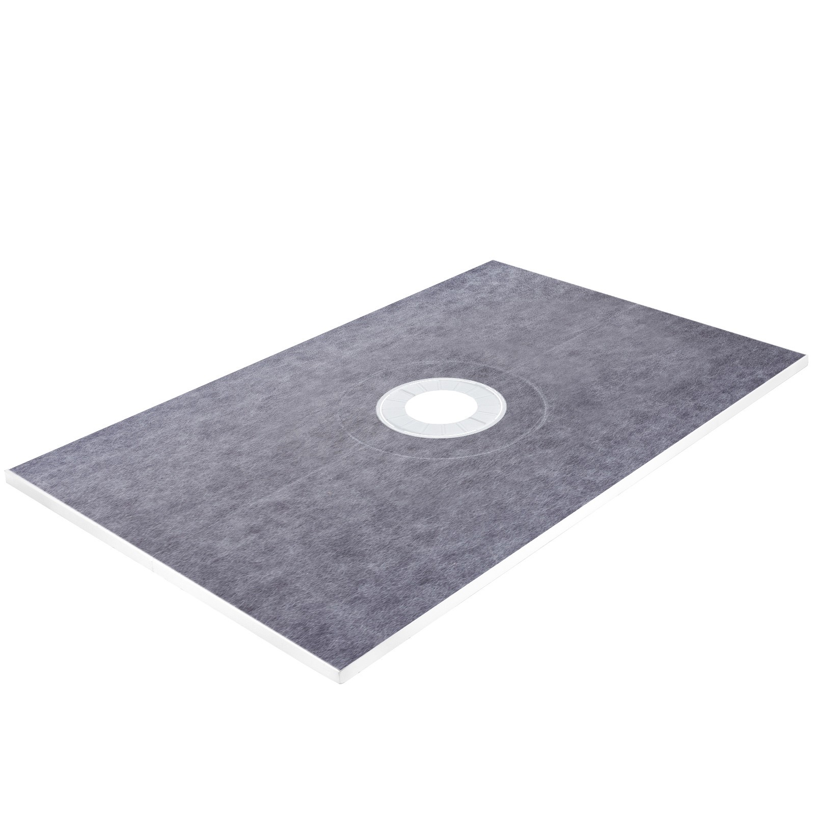 VEVOR Waterproofing Shower Kit Shower Kit Tray 48”x72” with Central Drain ABS