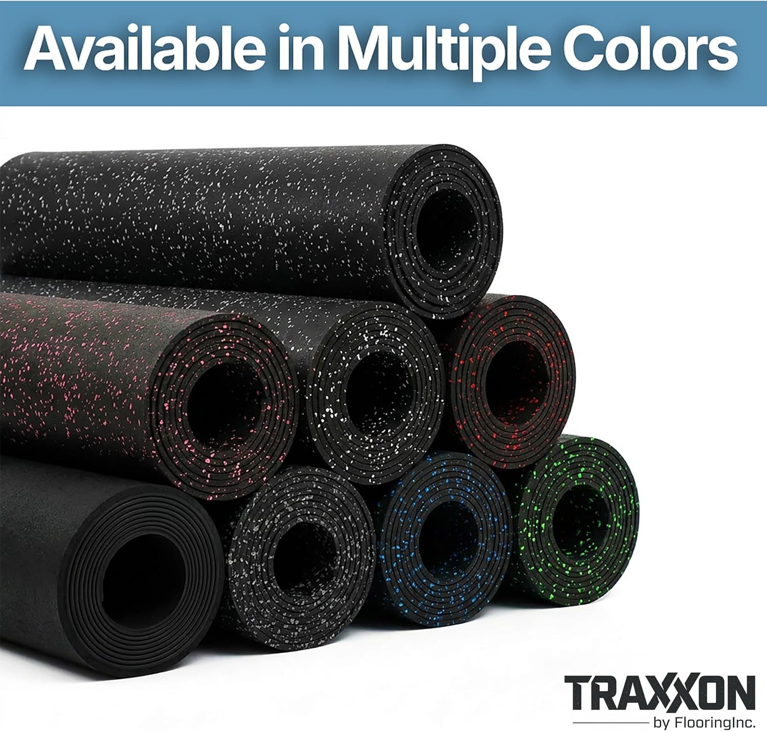Flooring Inc’S 1/4″ Thick Tough Rubber Flooring Roll | Flexible Recycled Rubber