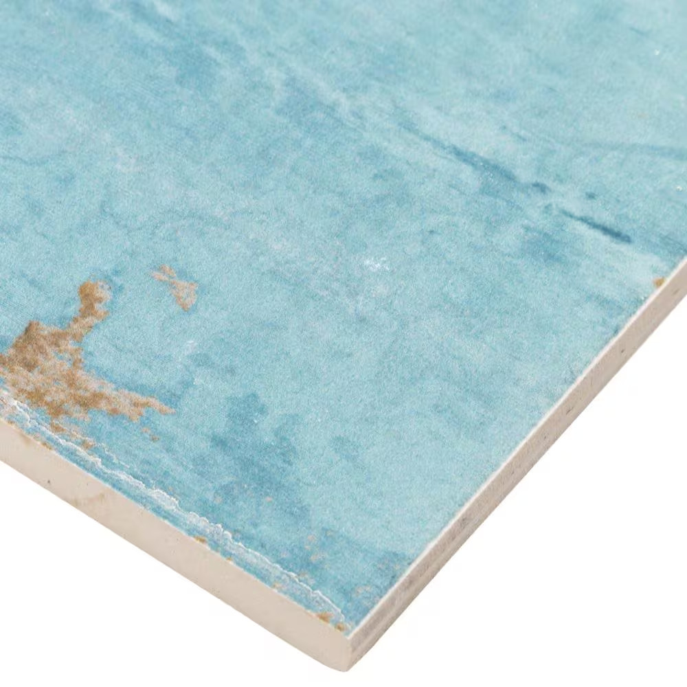 Cypress Multi-Color 4 In. X 32 In. X 9 Mm Matte Wood Look Ceramic Wall Tile (12-