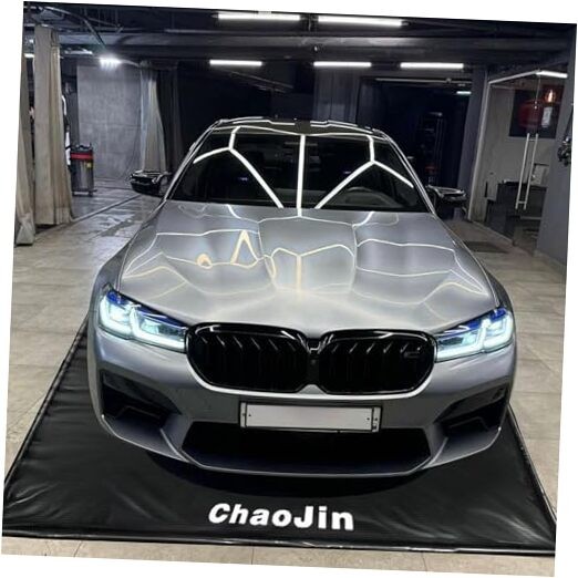 Garage Car Floor Mat, Containment Mat () for 7Ft 9In x 18Ft(Mid-Size) Black