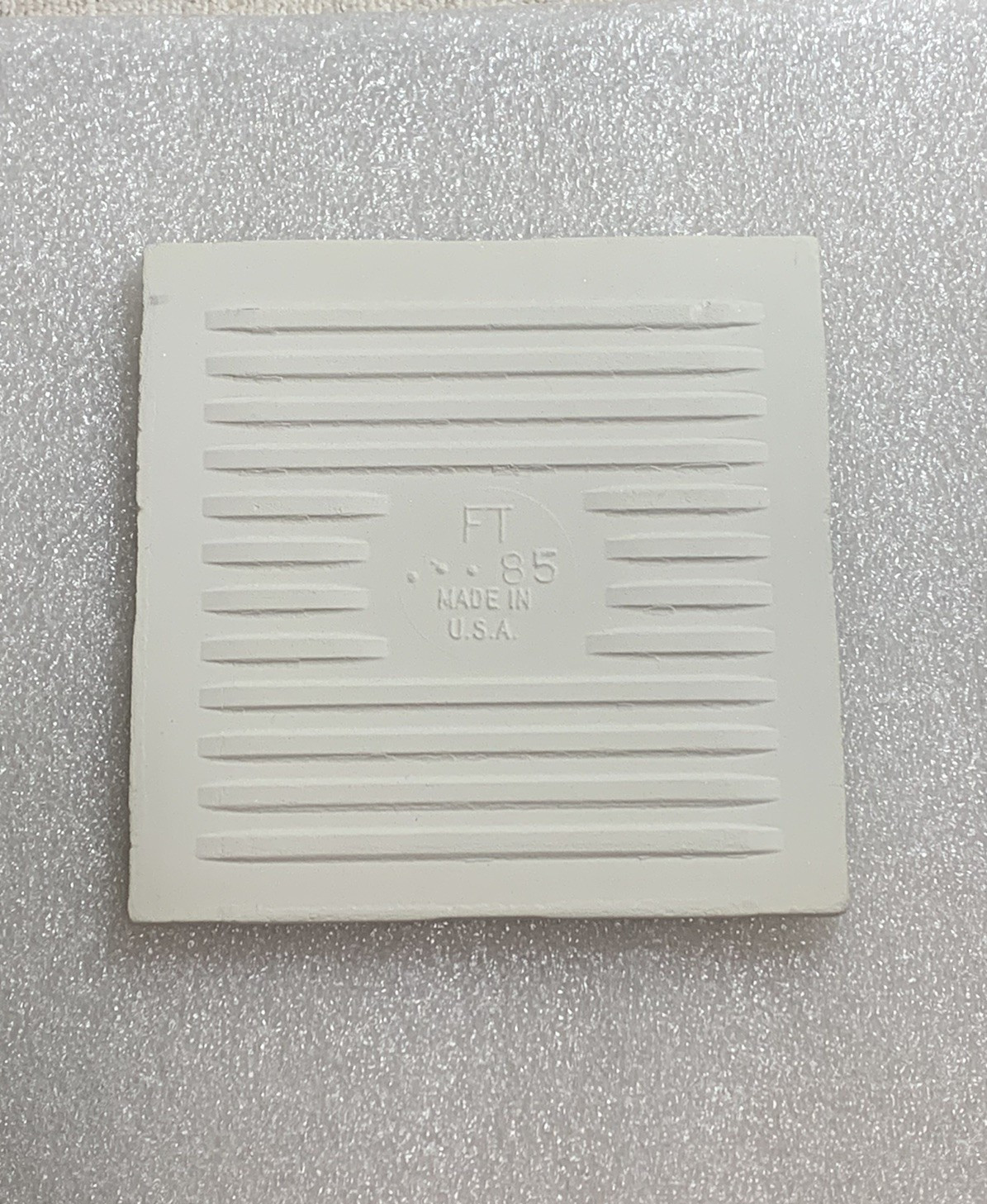 New Vintage Florida Ceramic Tile New White #100 Gloss 4 3/8″ x 4 3/8″