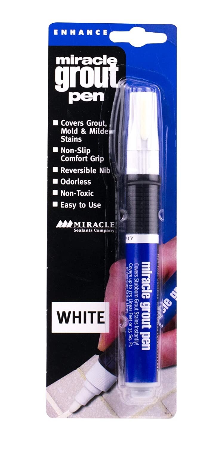Miracle Sealants Grout Pen, White, 6 Pack