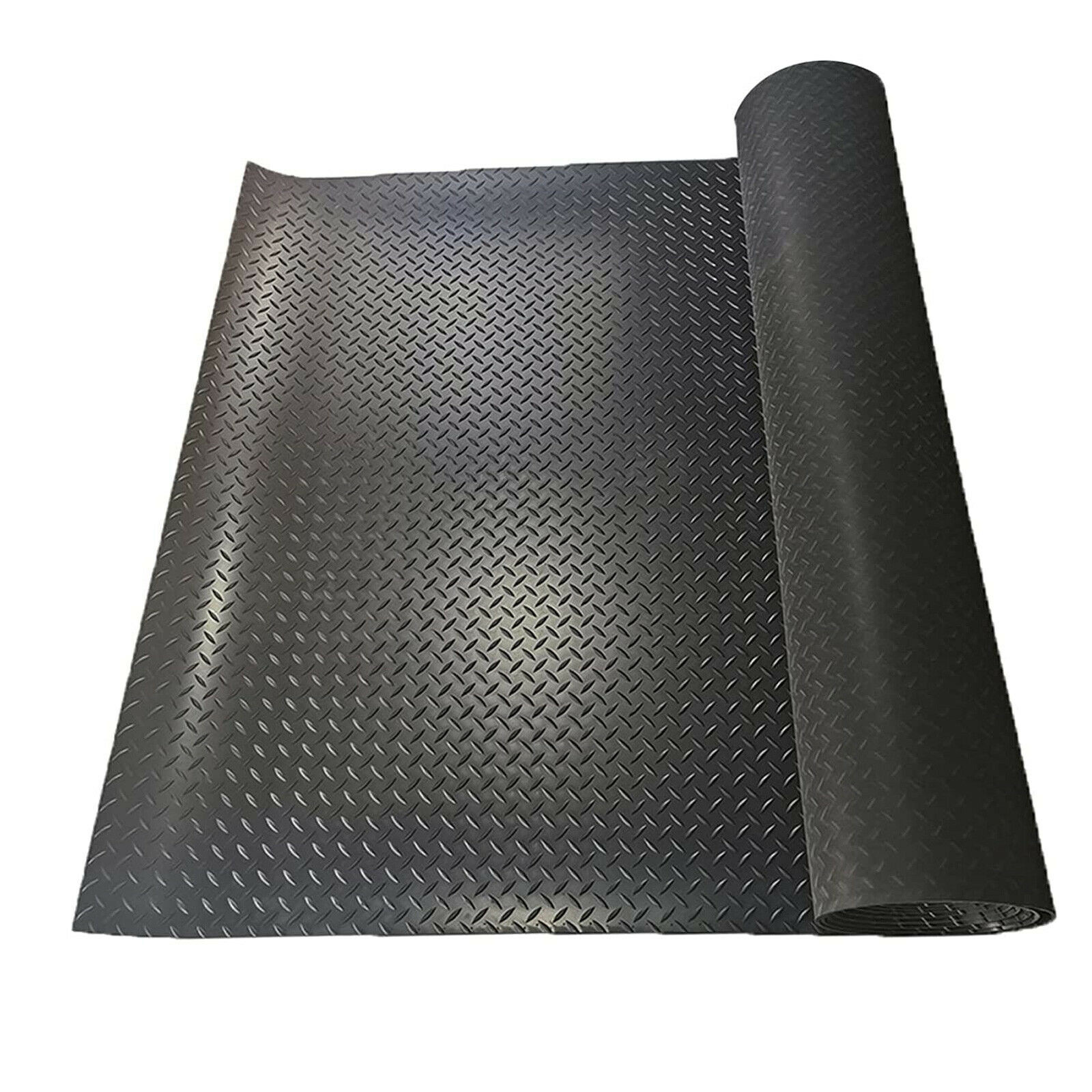 Garage Flooring Mat Roll Trailer Floor Covering Flooring Raised Anti-Slip Mat