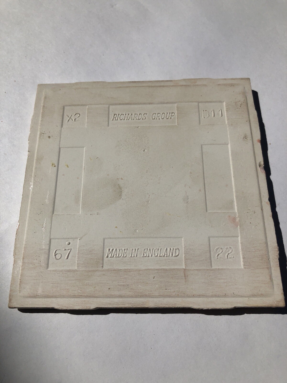 Pink Rose Ceramic Gloss Wall Tile Wavy Marble 4.25”Vintage Mid Century Modrn 4×4