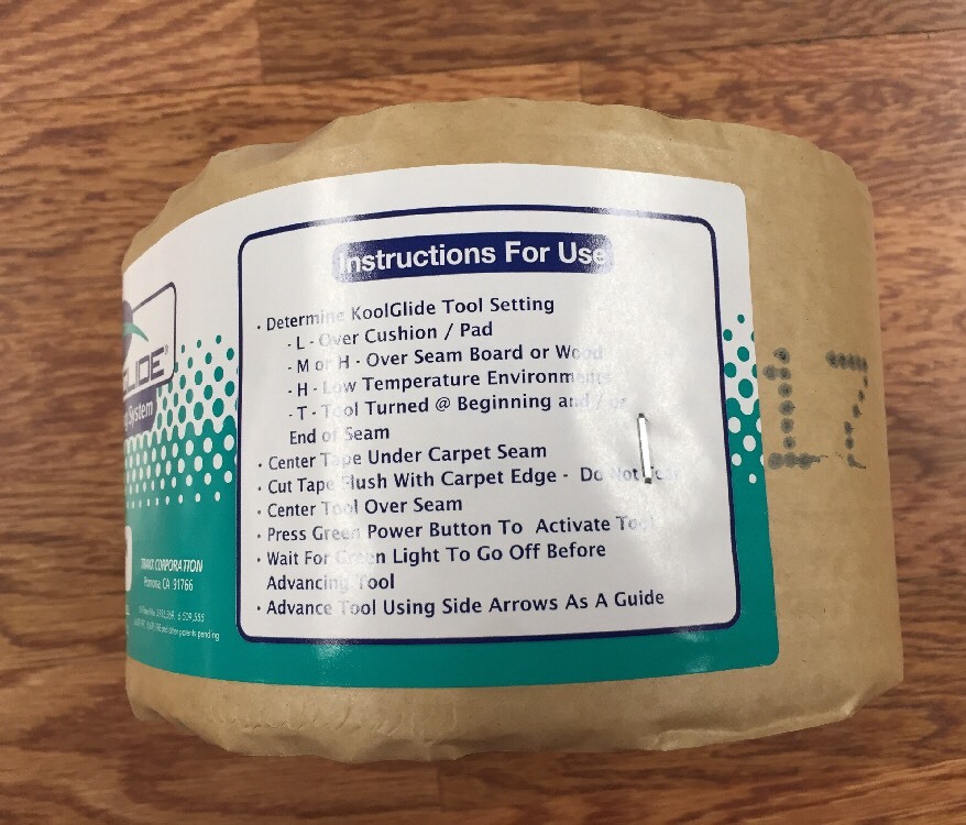 2 Rolls Kool Glide Carpet Seam Tape