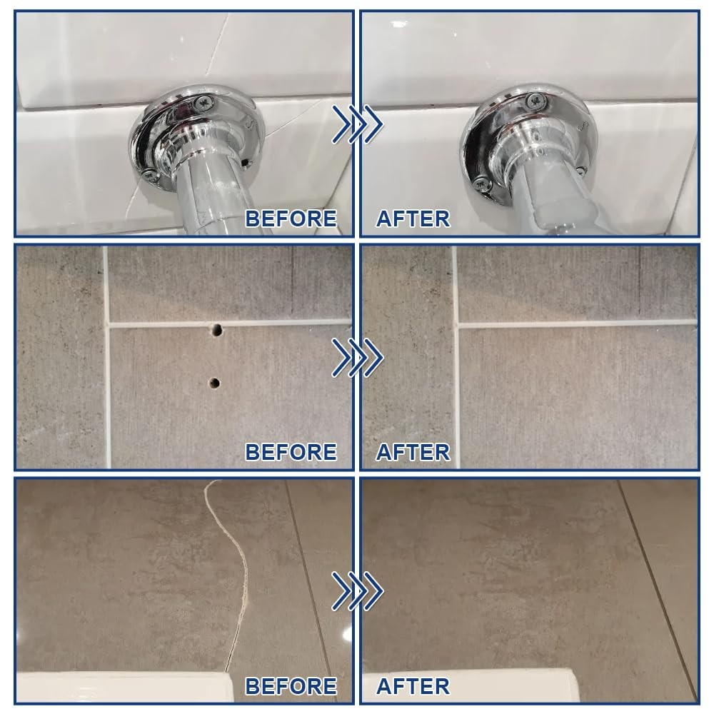 Porcelain Repair Kit – Tile Stone Repair Kit, Marble Repair Kit, Tub and Tile Re