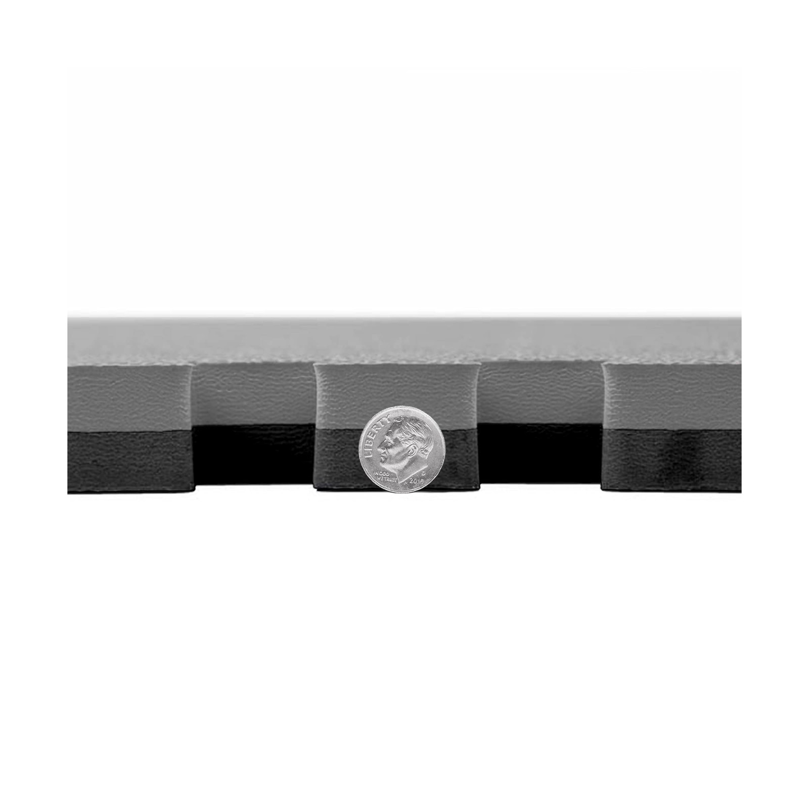 FlooringInc’s 1″ Thick Foam Tiles, 3’x3′ or 2’x2′ Reversable Interlocking Til…