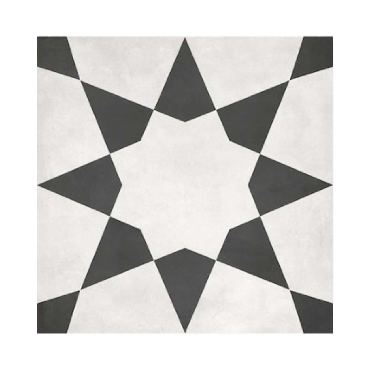 FREE SHIP*17 pcs*Satori Nouveau Nero Starlight Deco 8”x 8” Matte Porcelain Tiles