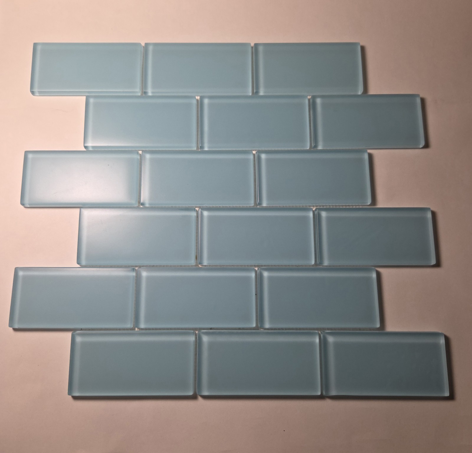 Glass Subway Tile 2×4 Turquoise Blue 14 Sq Ft Lot | Kitchen Bath Backsplash
