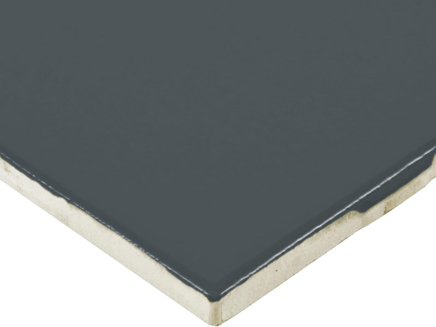 30 PC 4″x16″ Semi-Gloss Chalkboard Gray Ceramic Backsplash Tile