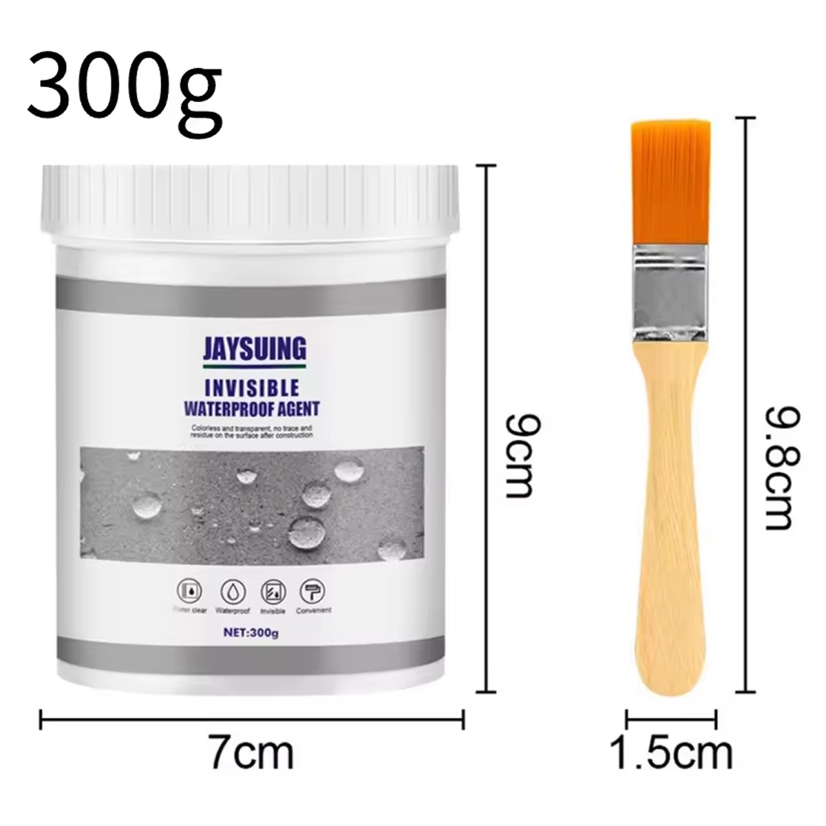 JaySuing Invisible Waterproof Agent Transparent Insulating Sealant – 100/300G